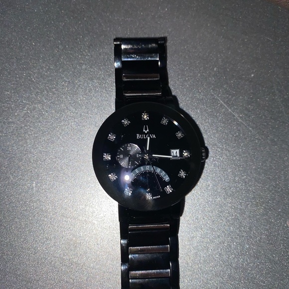 Mens Bulova Diamond Watch